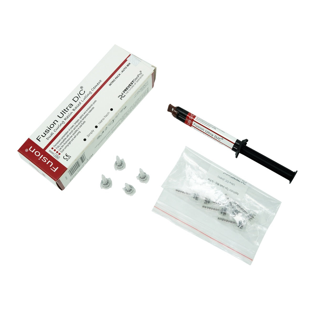 Prevest DenPro Fusion Ultra D/C Universal Self-Adhesive Resin Cement – 9g