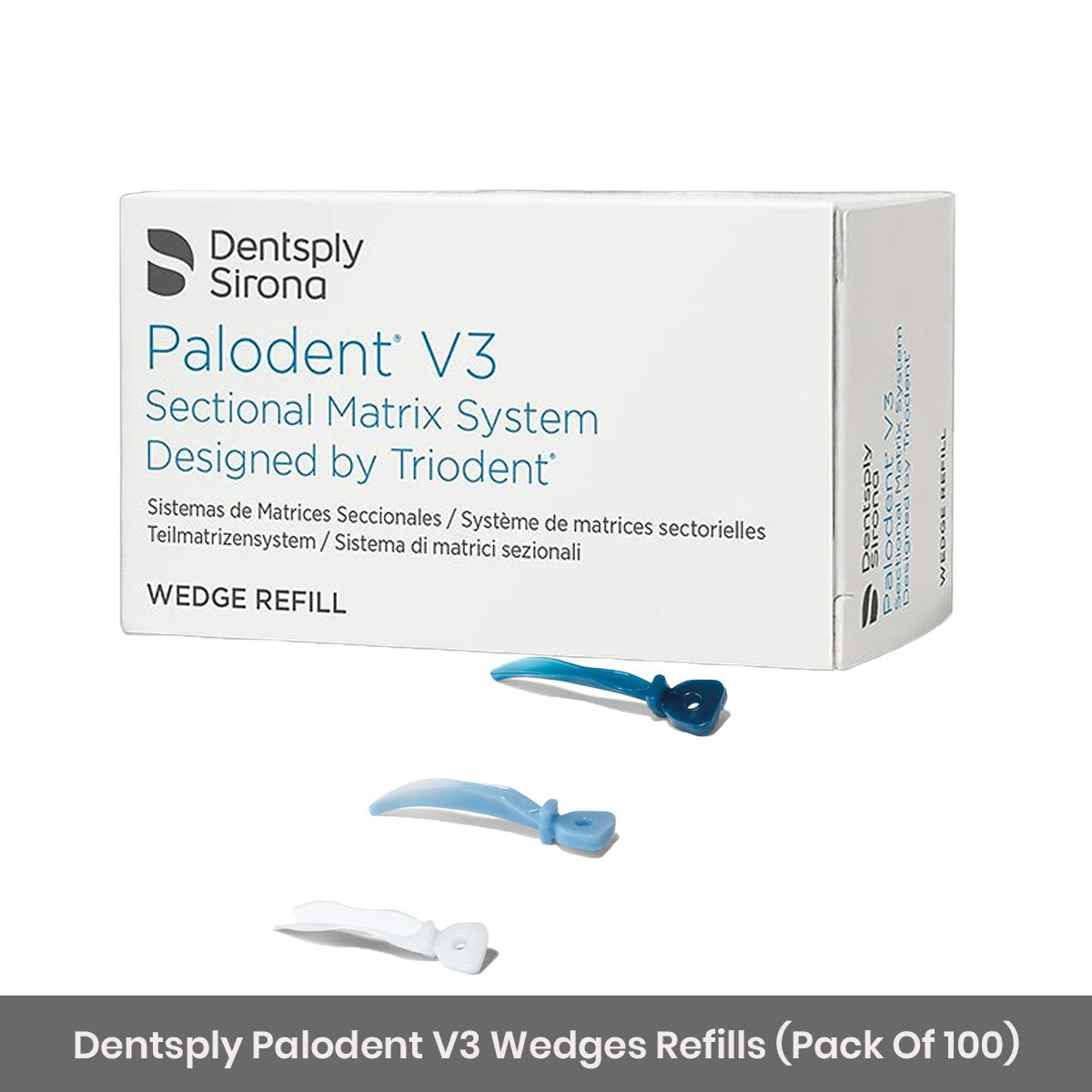 Dentsply Sirona Palodent V3 Wedges Refill – Pack of 100