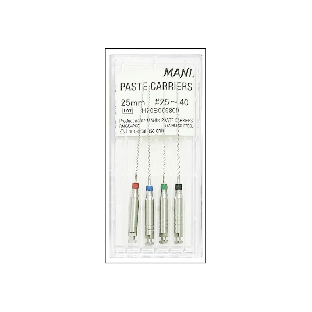 MANI Paste Carriers 25mm Stainless Steel Endodontic Instruments