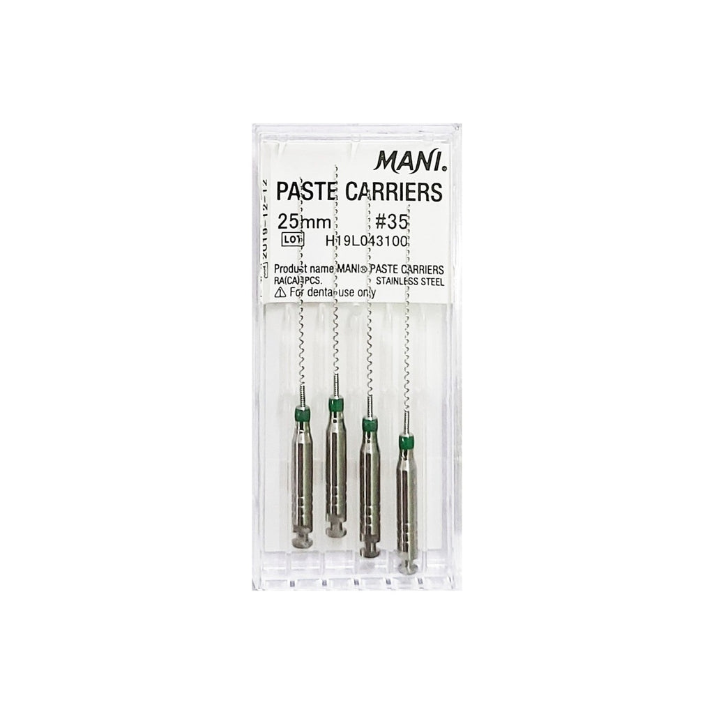 MANI Paste Carriers 25mm Stainless Steel Endodontic Instruments