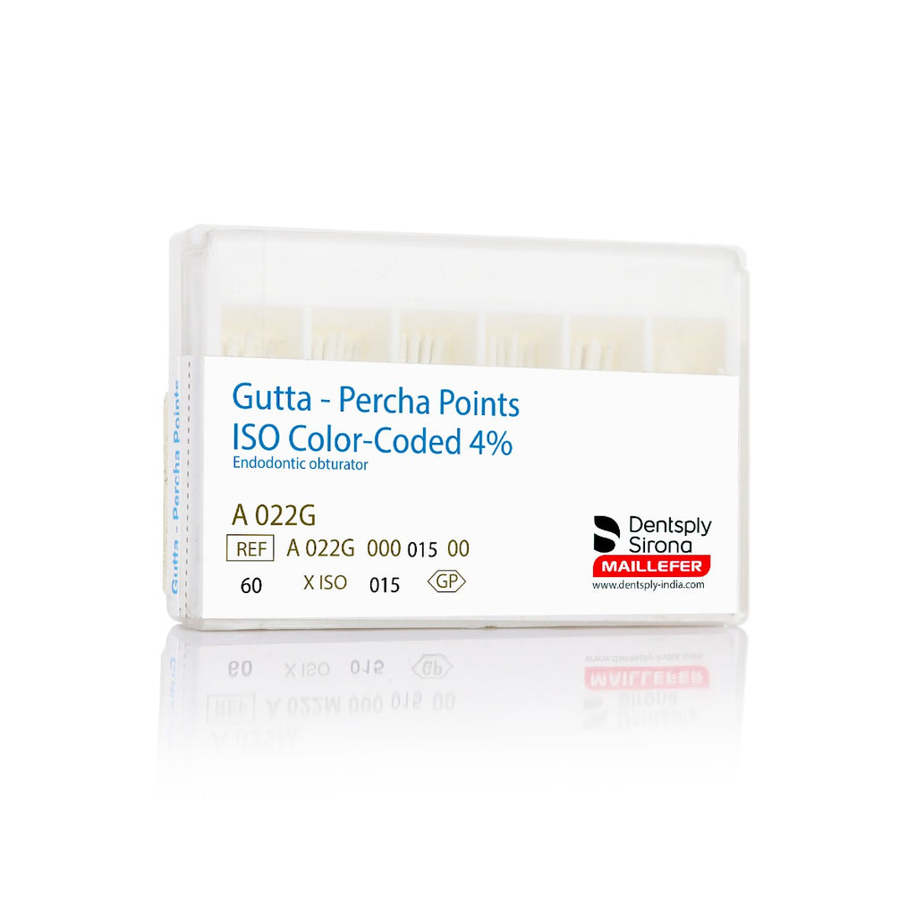 Dentsply Sirona Maillefer Gutta Percha Points 4% Taper – Pack of 60