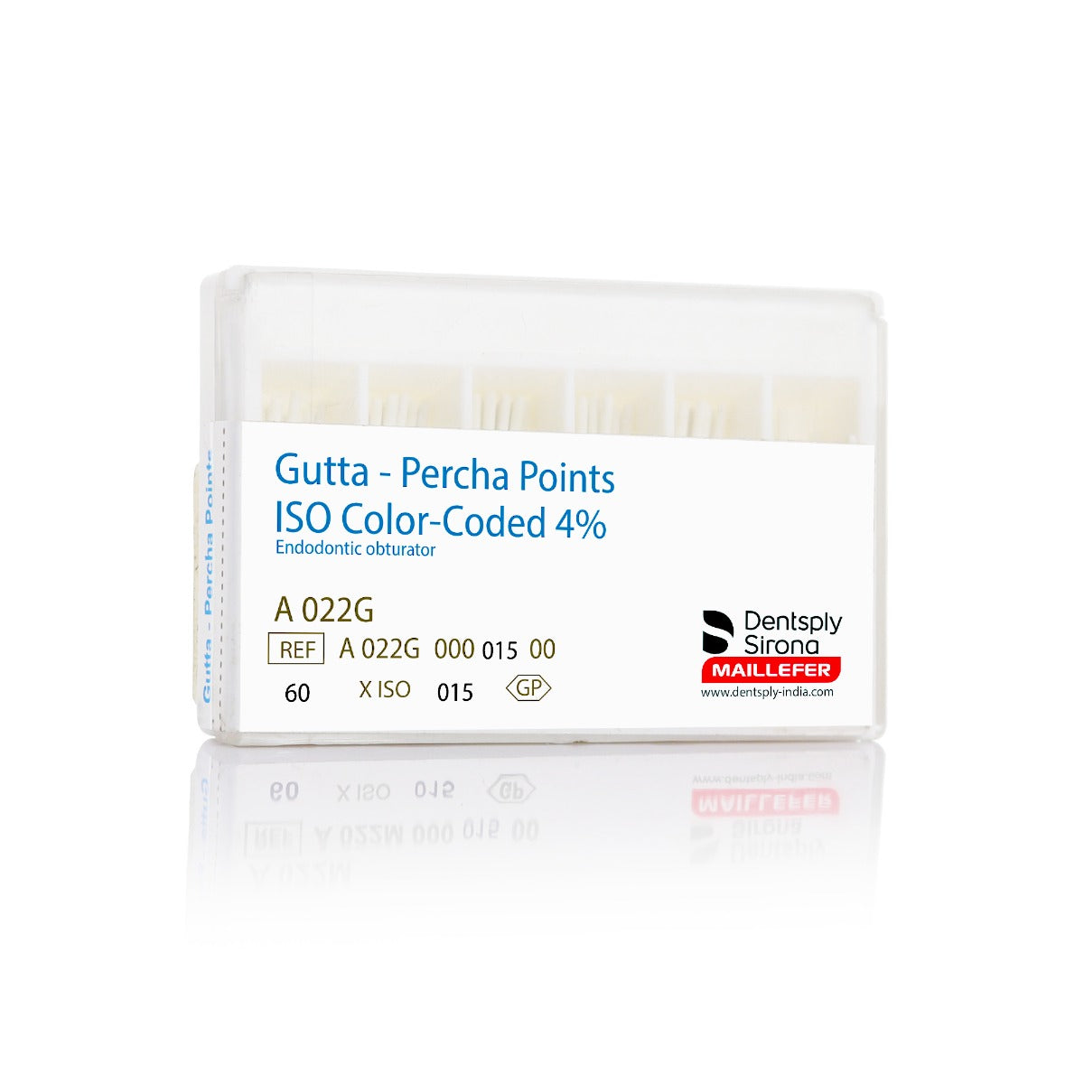 Dentsply Sirona Maillefer Gutta Percha Points 4% Taper – Pack of 60