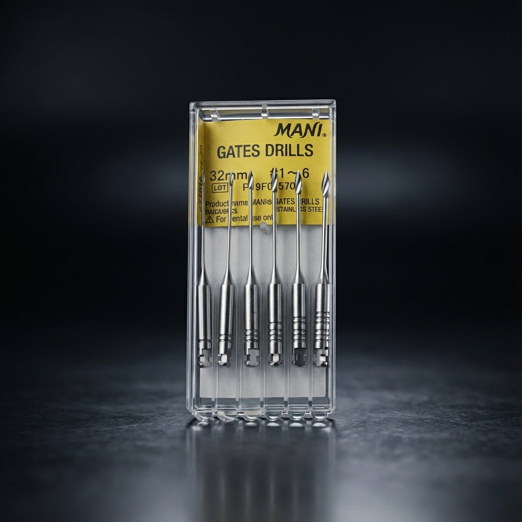 MANI Gates Drills 32mm Stainless Steel Endodontic Instruments
