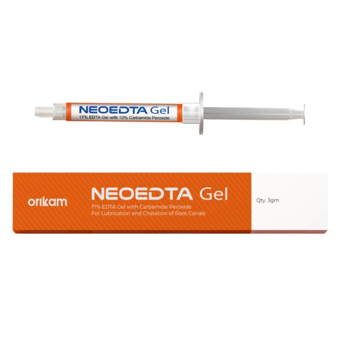 Orikam NeoEDTA Gel 17% EDTA Gel with 10% Carbamide Peroxide