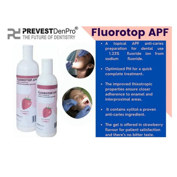 Prevest Fluorotop APF Topical Fluoride Gel – Strawberry