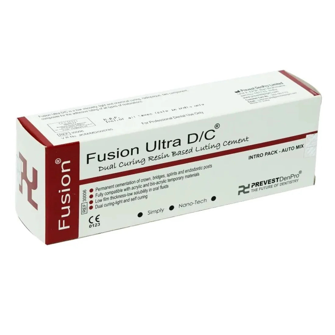 Prevest Fusion Ultra D/C Dual Curing Resin Based Luting Cement