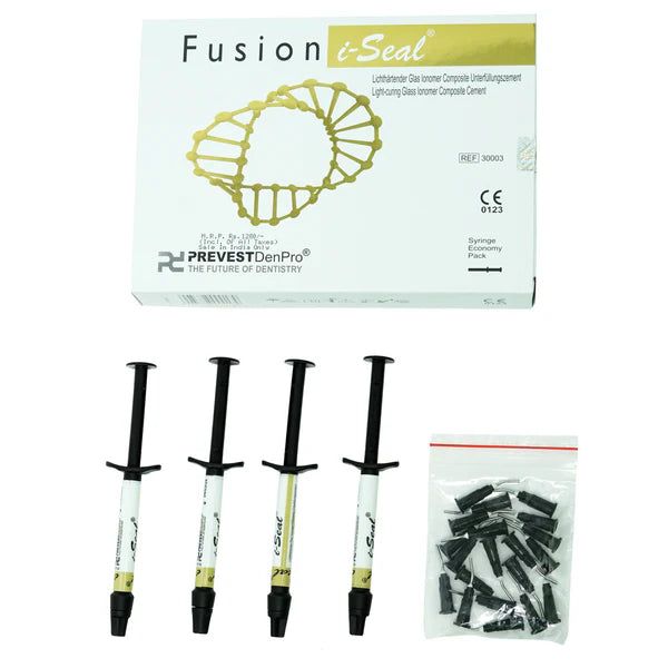 Prevest Fusion i-Seal Light-Curing Glass Ionomer Composite Cement