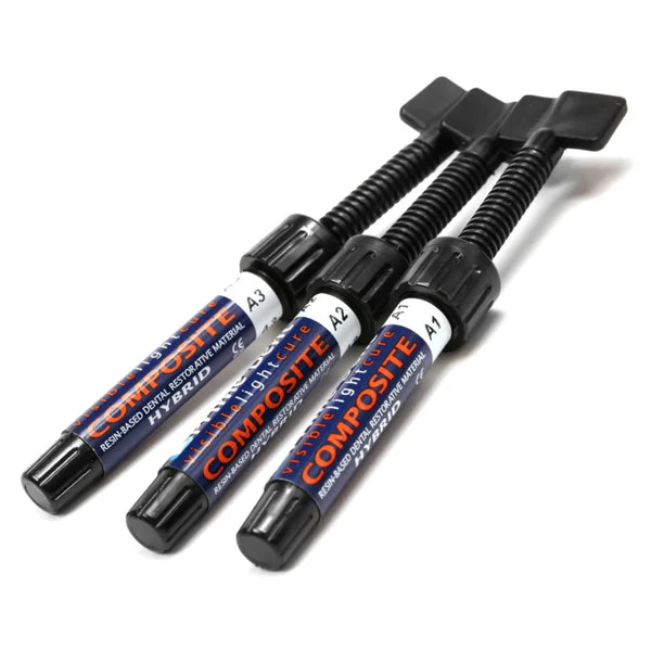 Prime Dent 7-Syringe Composite Kit – Resin Hybrid Composite