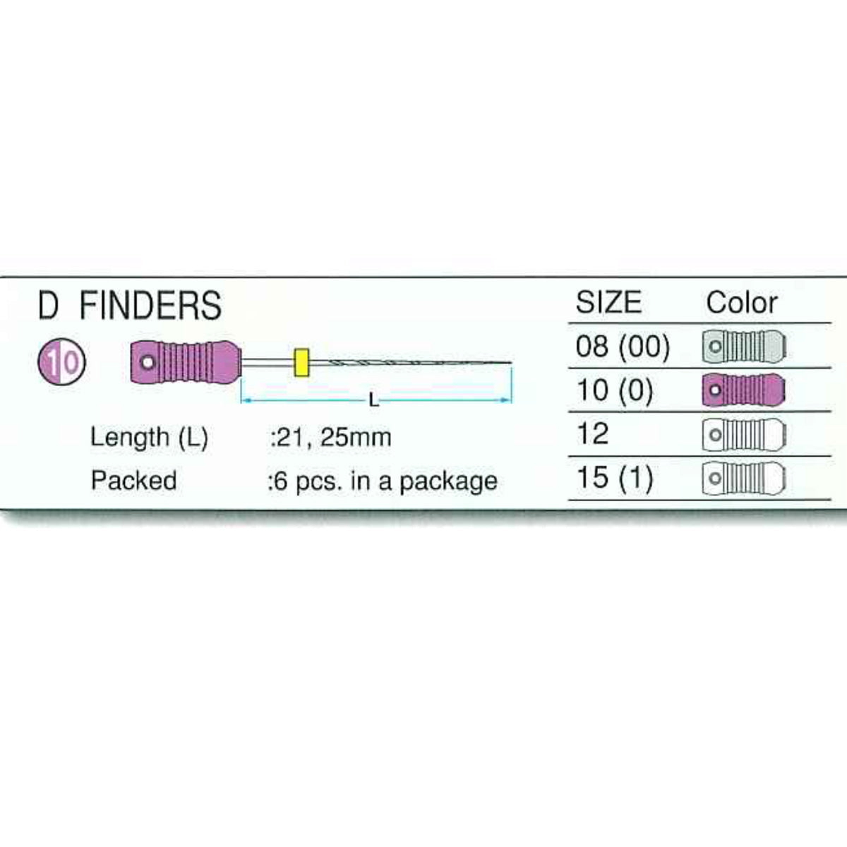 MANI D Finders Endodontic Stainless Steel Files
