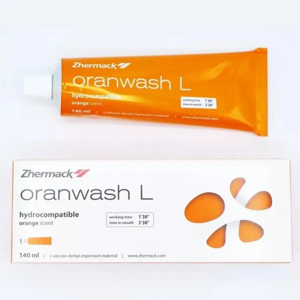 Zhermack Oranwash L Light Body C-Silicone Impression Material – 140ml