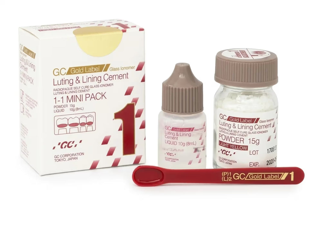 GC Gold Label 1 Luting & Lining Glass Ionomer Cement – Mini Pack
