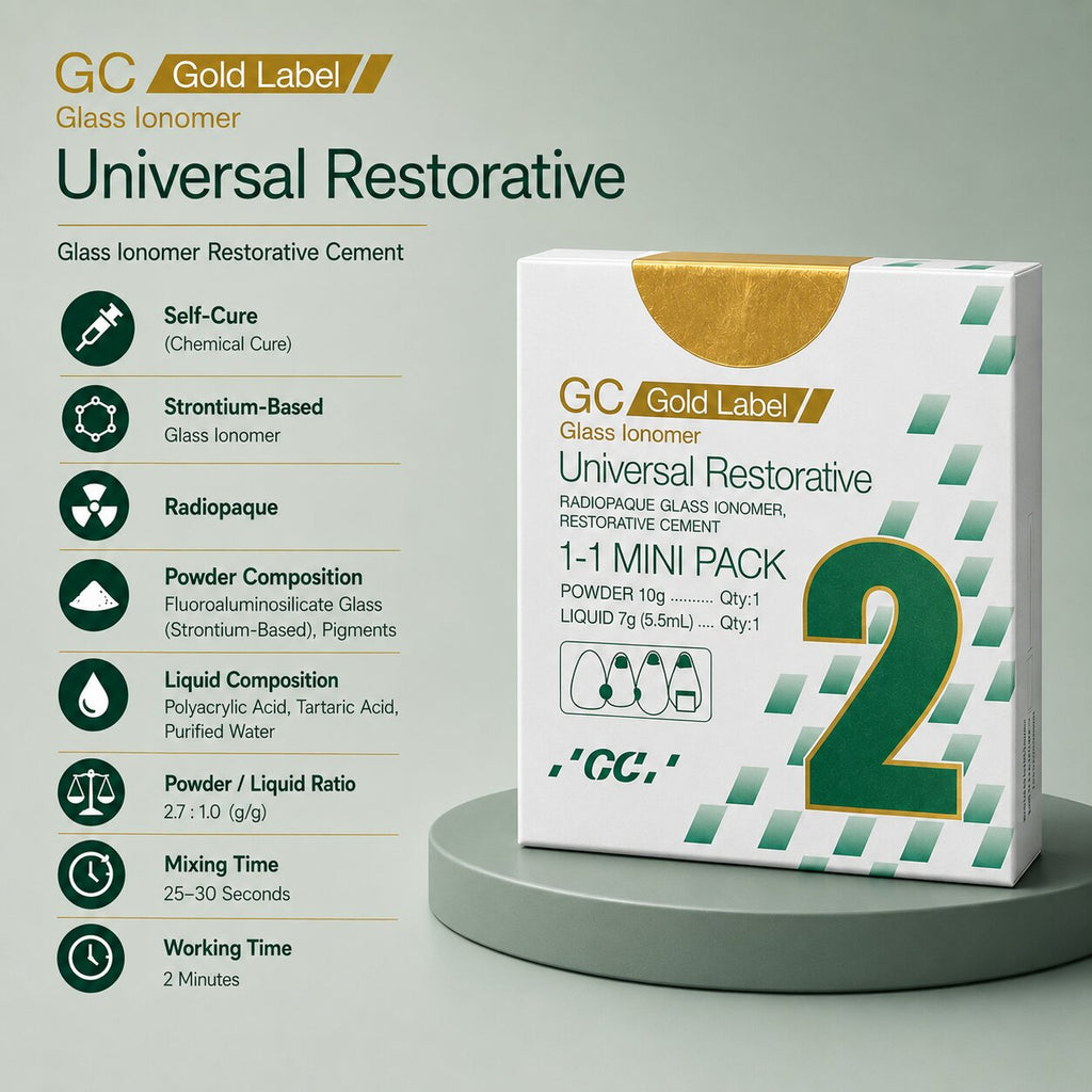 GC Gold Label 2 Universal Restorative Glass Ionomer Cement