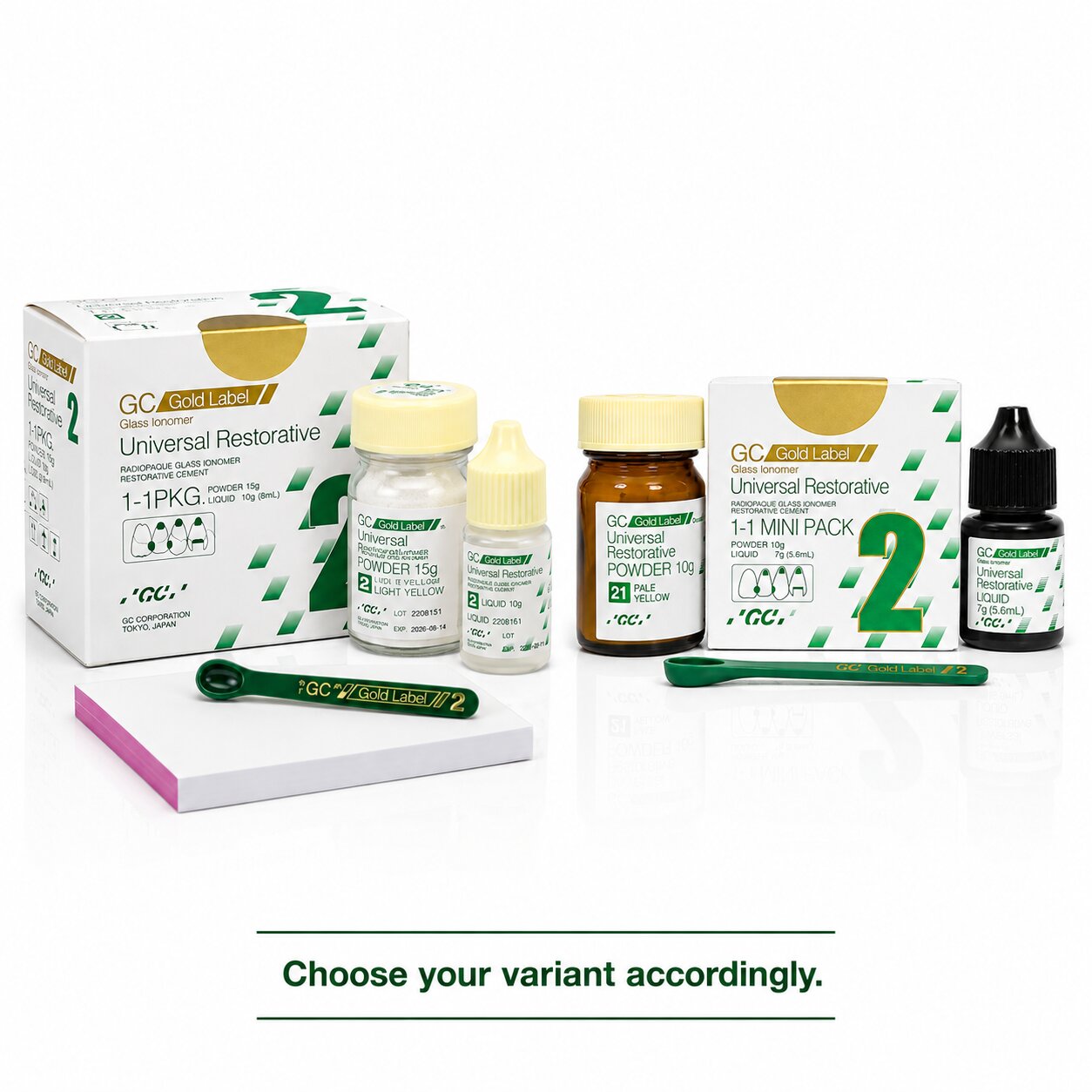 GC Gold Label 2 Universal Restorative Glass Ionomer Cement