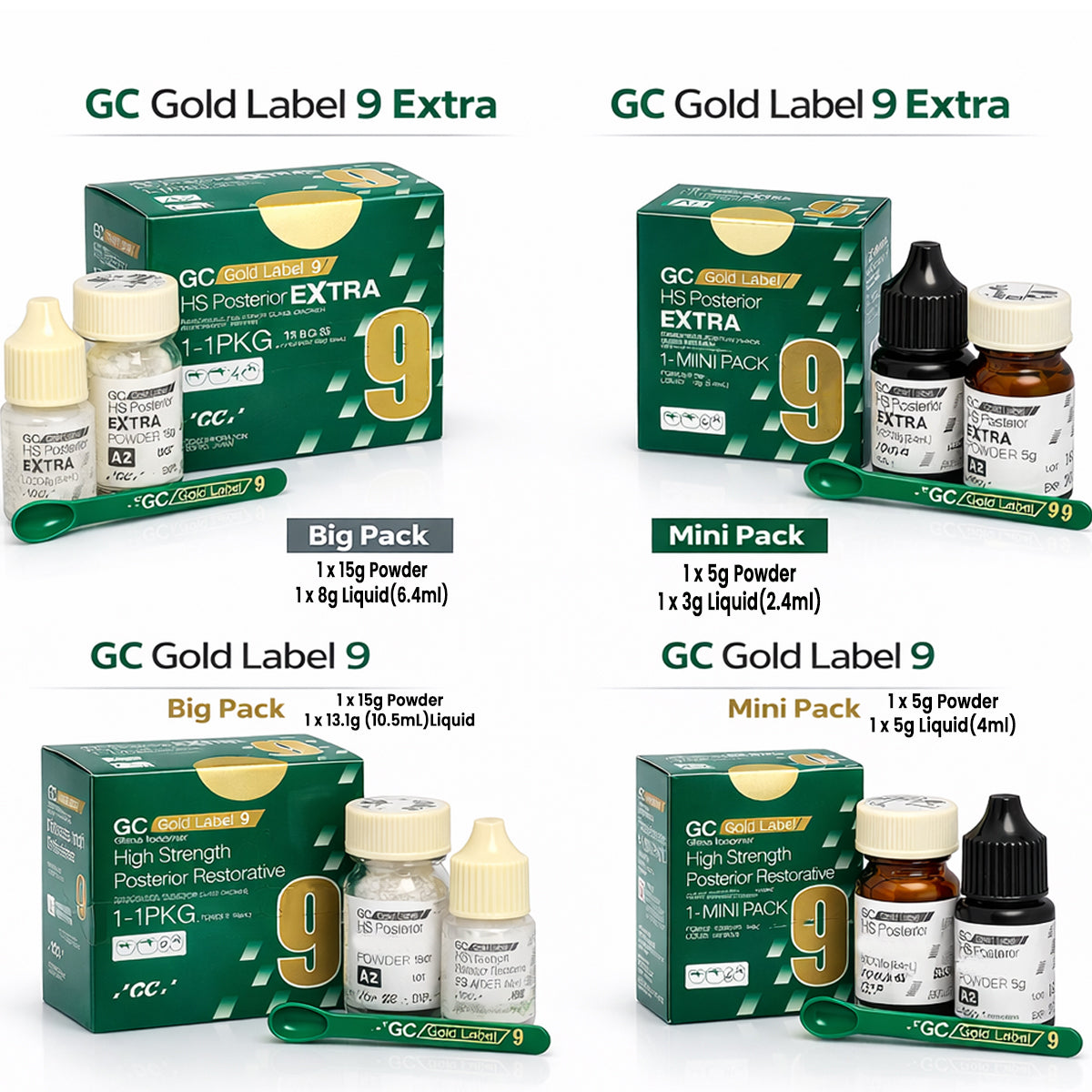 GC Gold Label 9 High Strength Posterior Restorative Glass Ionomer Cement