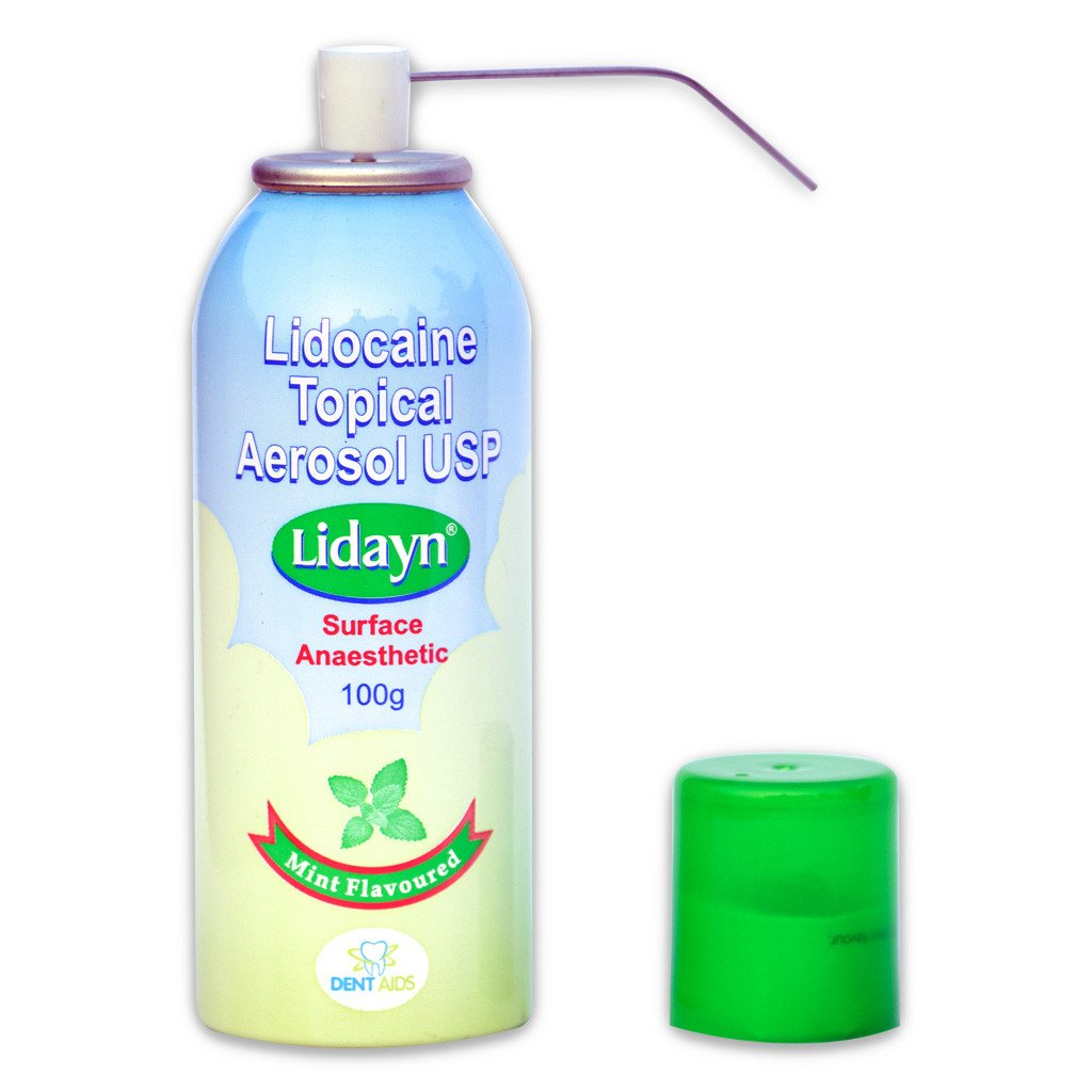 Dentaids Lidayn 15% Lidocaine Topical Anaesthetic Spray – 100g