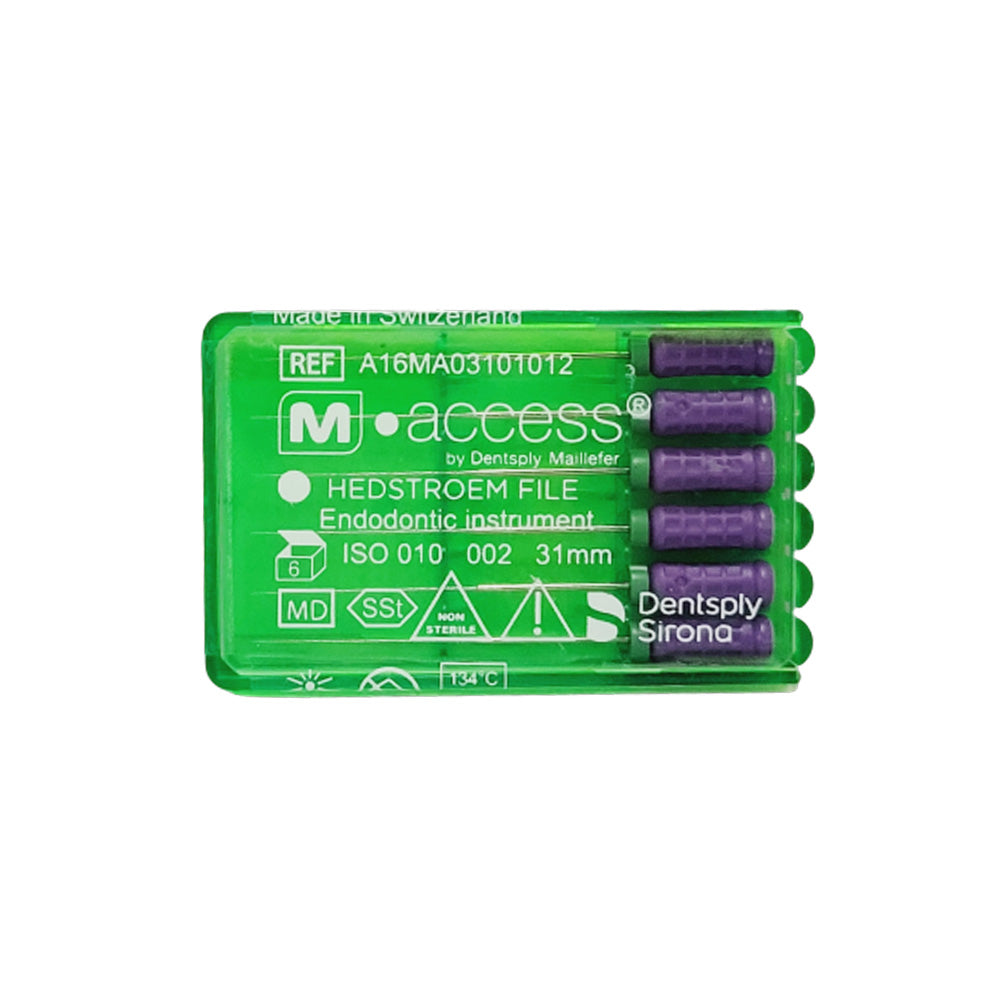Dentsply Maillefer M-Access Hedstroem File 31mm Size 015 – Pack of 6