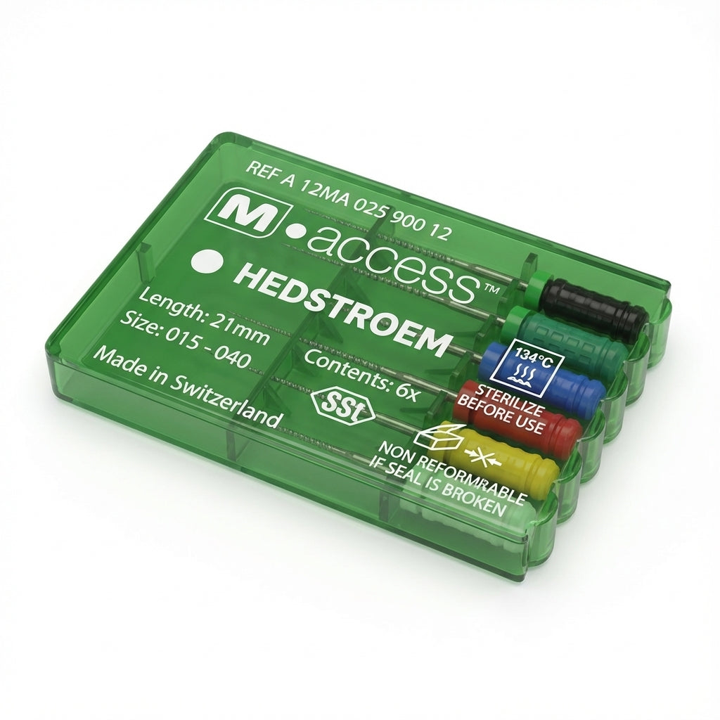 Dentsply Maillefer M-Access Hedstroem File 21mm Size 070 – Pack of 6