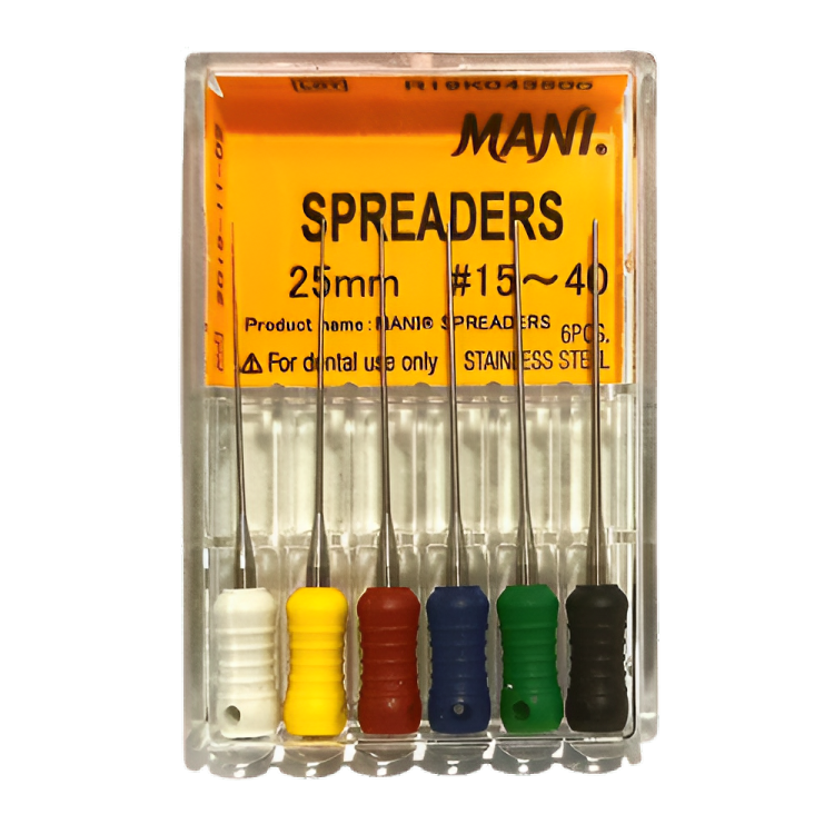 MANI Spreaders 25mm Stainless Steel Endodontic Instruments