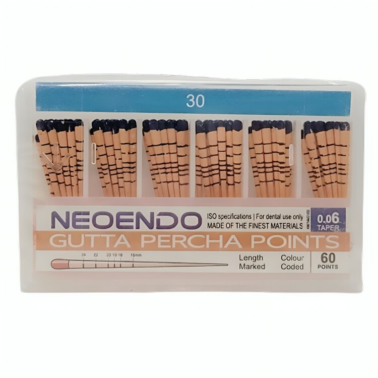 : Neoendo Gutta Percha Points 0.06 Taper – 60 Points 6%