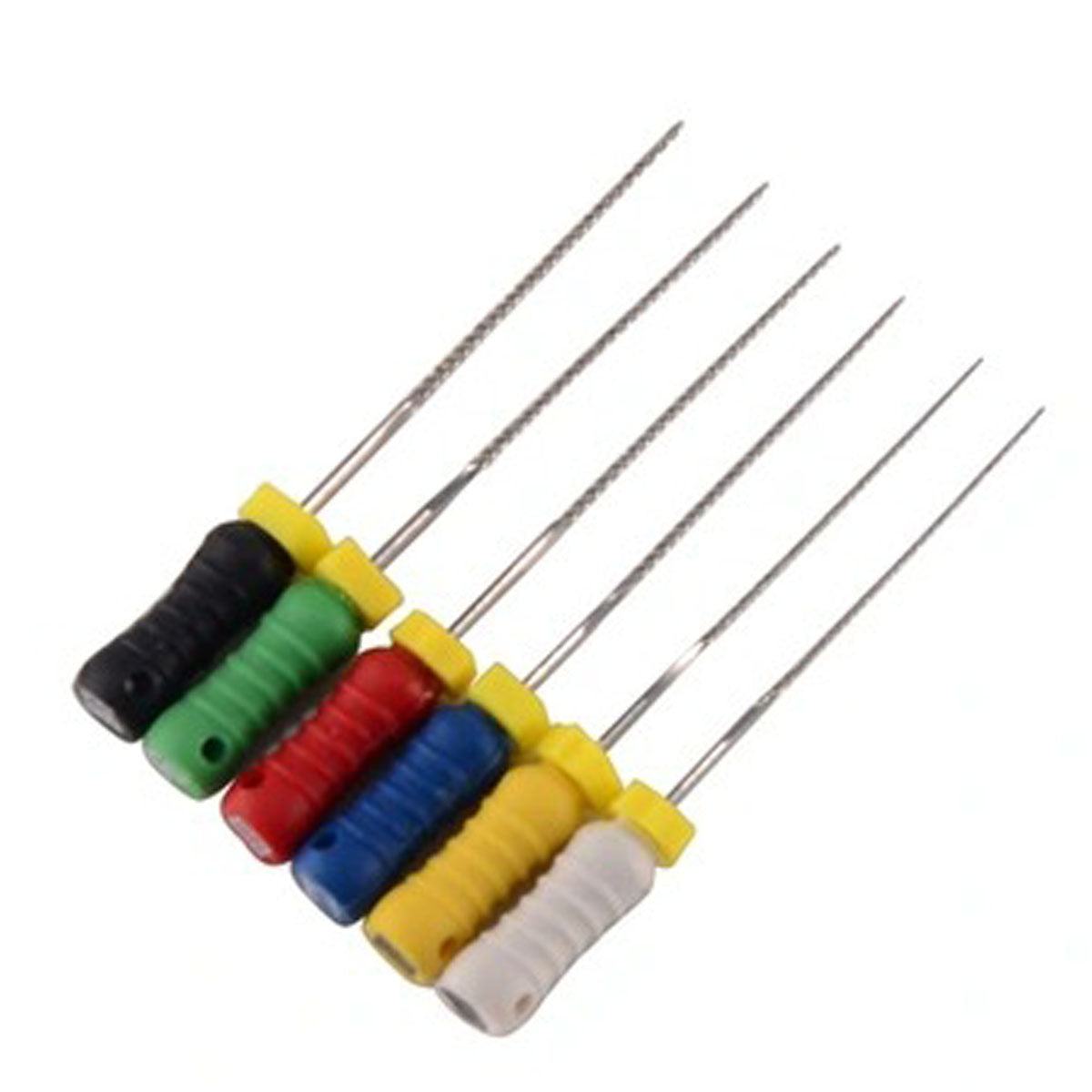 MANI Reamers 25mm Stainless Steel Root Canal Hand Reamers (6 pcs)