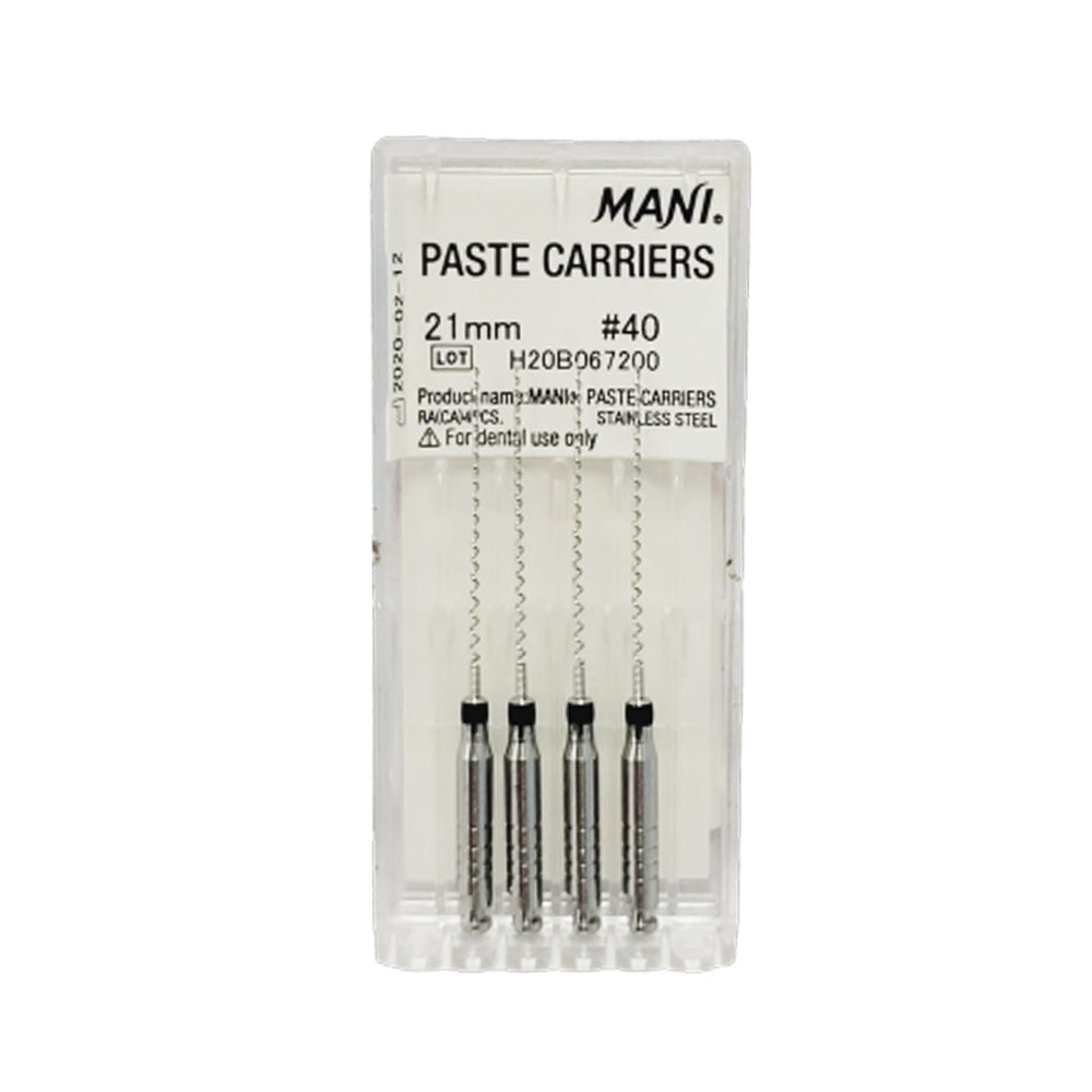 MANI Paste Carriers 25mm Stainless Steel Endodontic Instruments