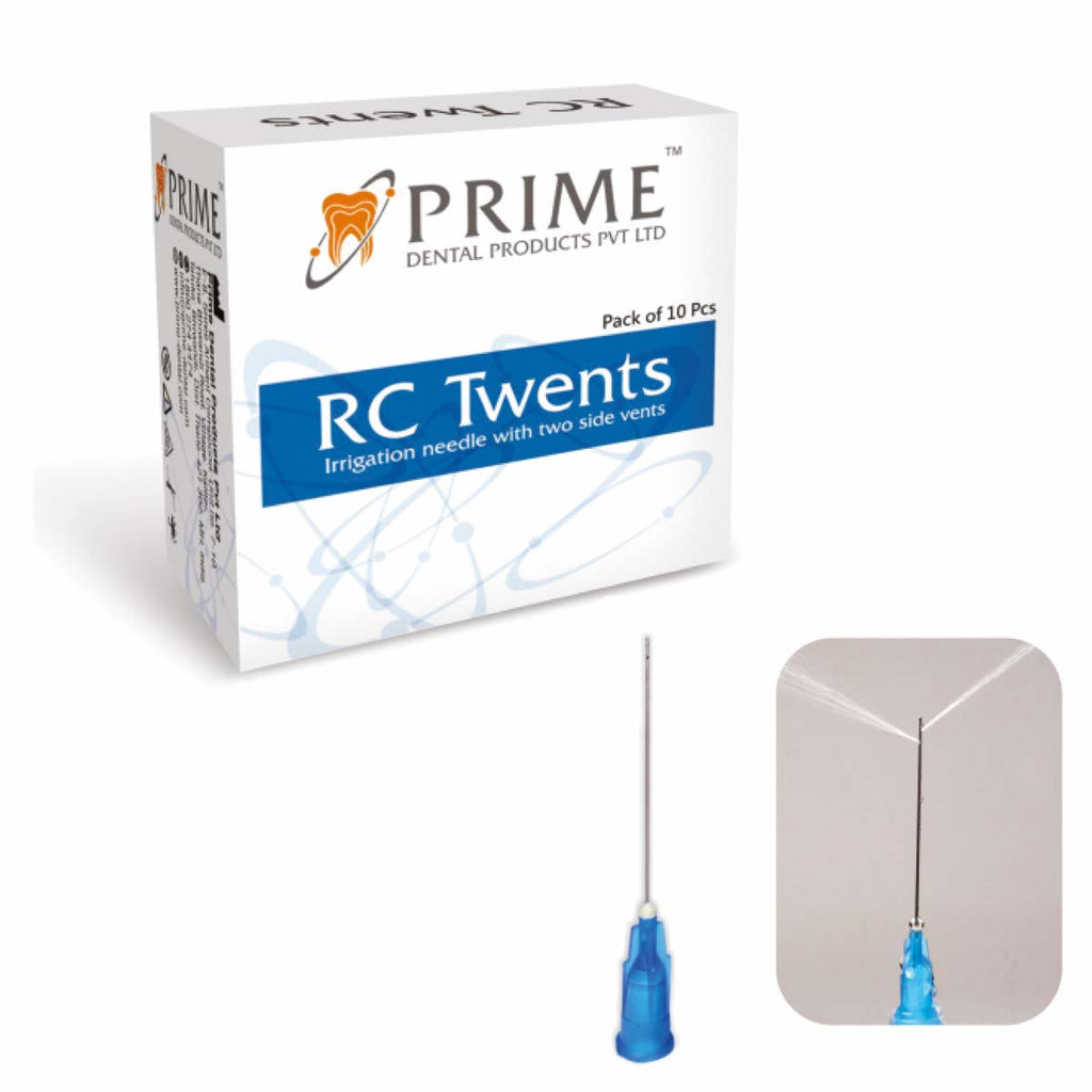 Prime Dental RC Twents Irrigation Needles – Pack of 10