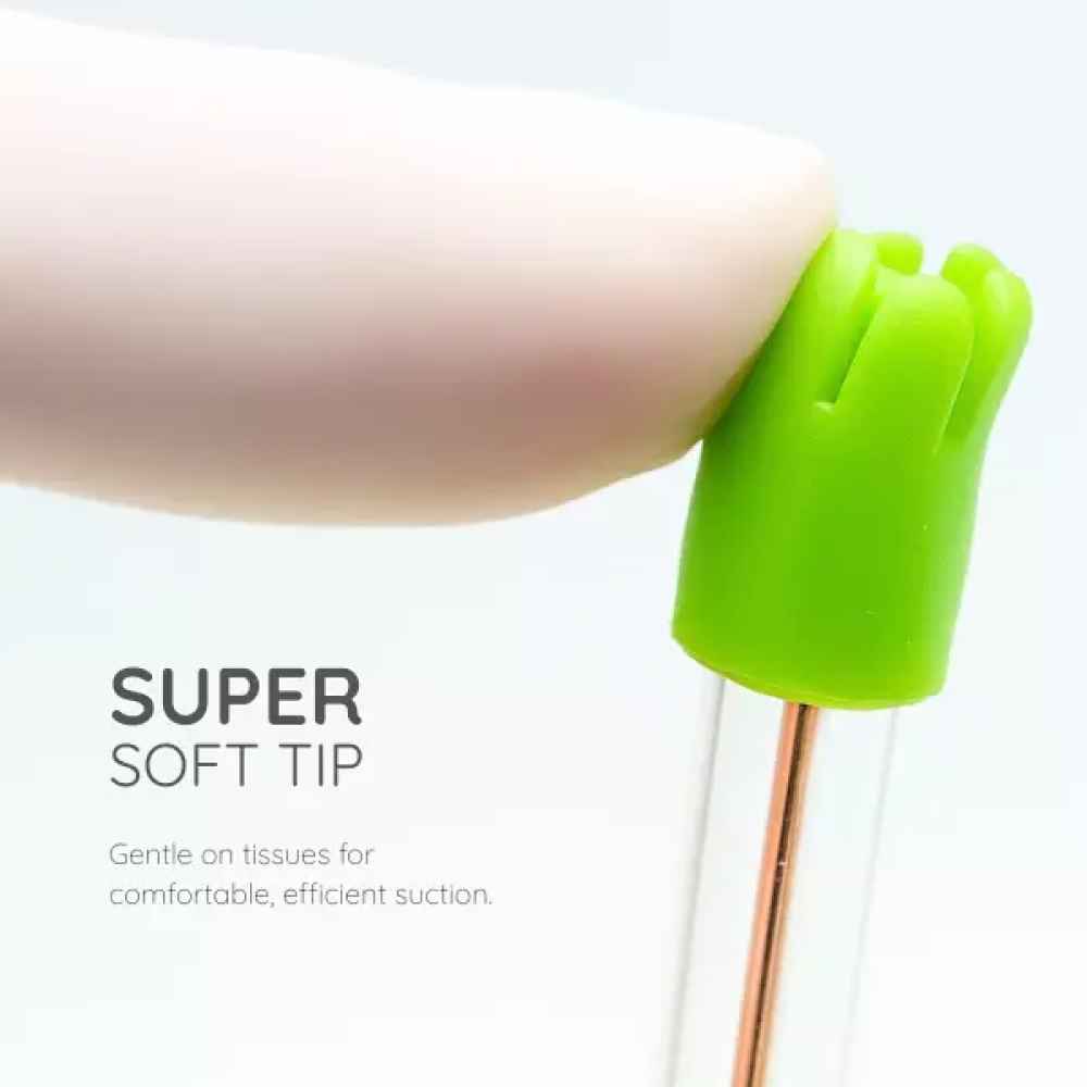 Green Guava Disposable Saliva Ejector – Flexible Dental Suction Tips