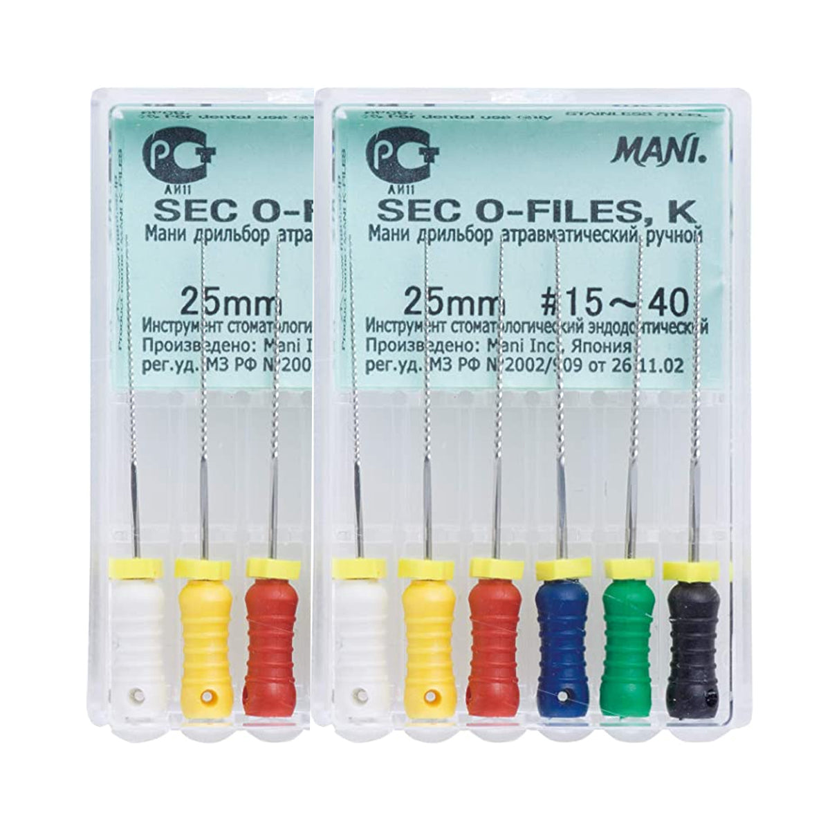 MANI SEC O-FILES K Endodontic Hand Files