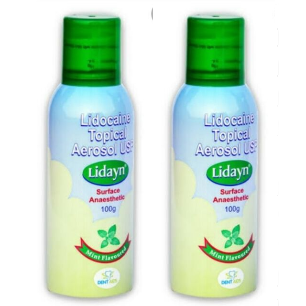 Dentaids Lidayn 15% Lidocaine Topical Anaesthetic Spray – 100g