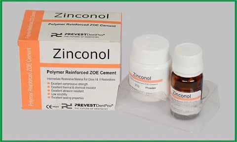 Prevest Zinconol Polymer Reinforced Zinc Oxide Eugenol Cement
